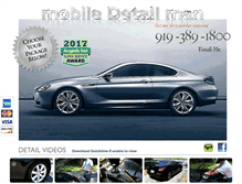 Tablet Screenshot of mobiledetailman.com